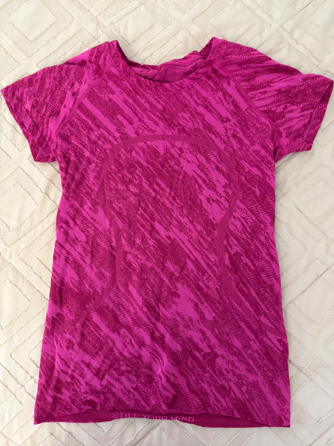 Lululemon Short Sleeve Athletic Top - Pink