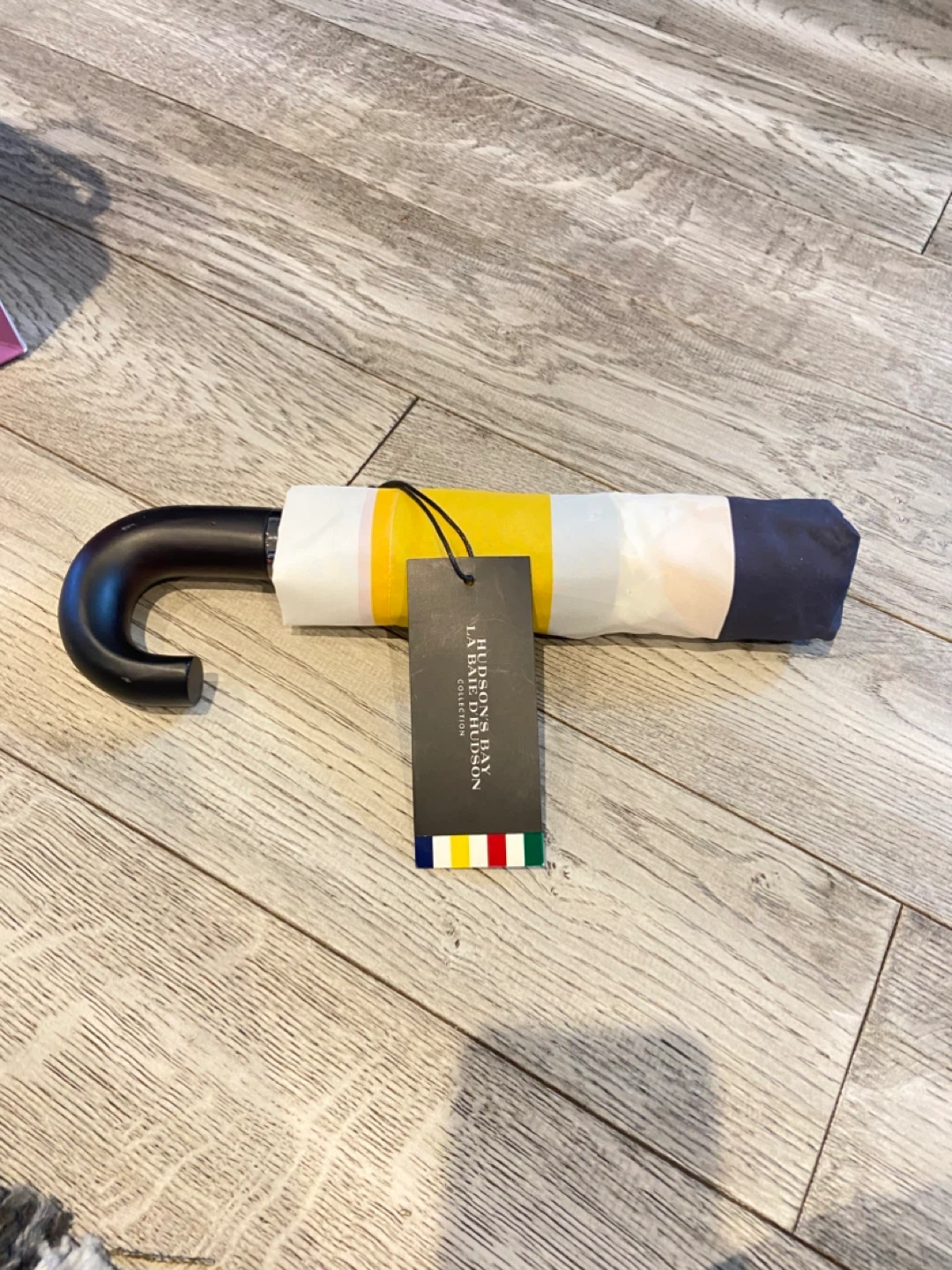 Hudson's Bay Umbrella - Colourful Stripe Pattern - photo 4