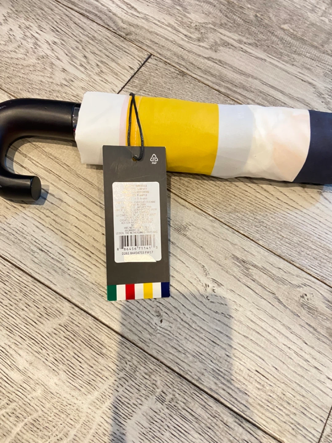 Hudson's Bay Umbrella - Colourful Stripe Pattern - photo 3