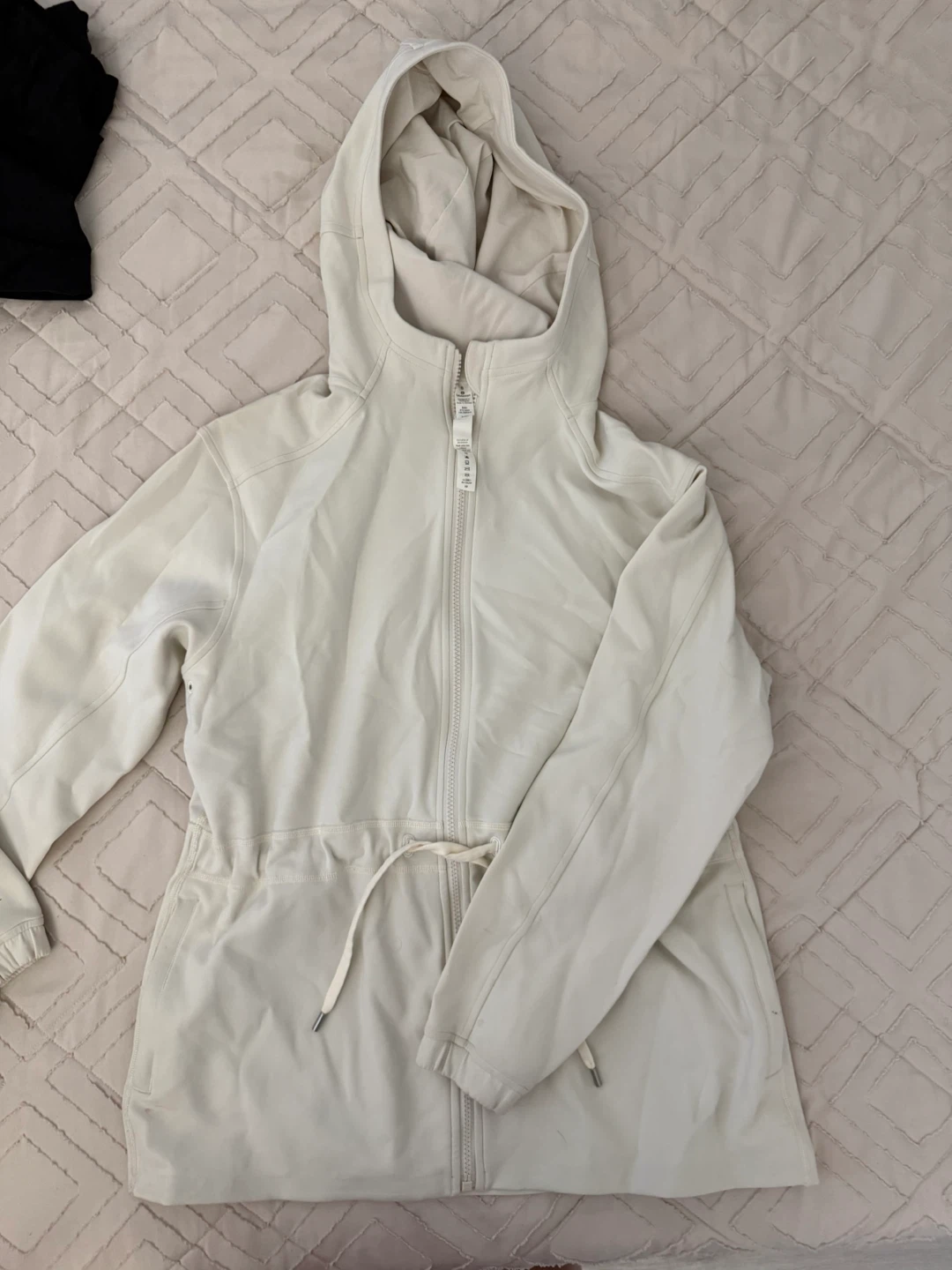 Lululemon Off-White Hooded Anorak Jacket Size 8