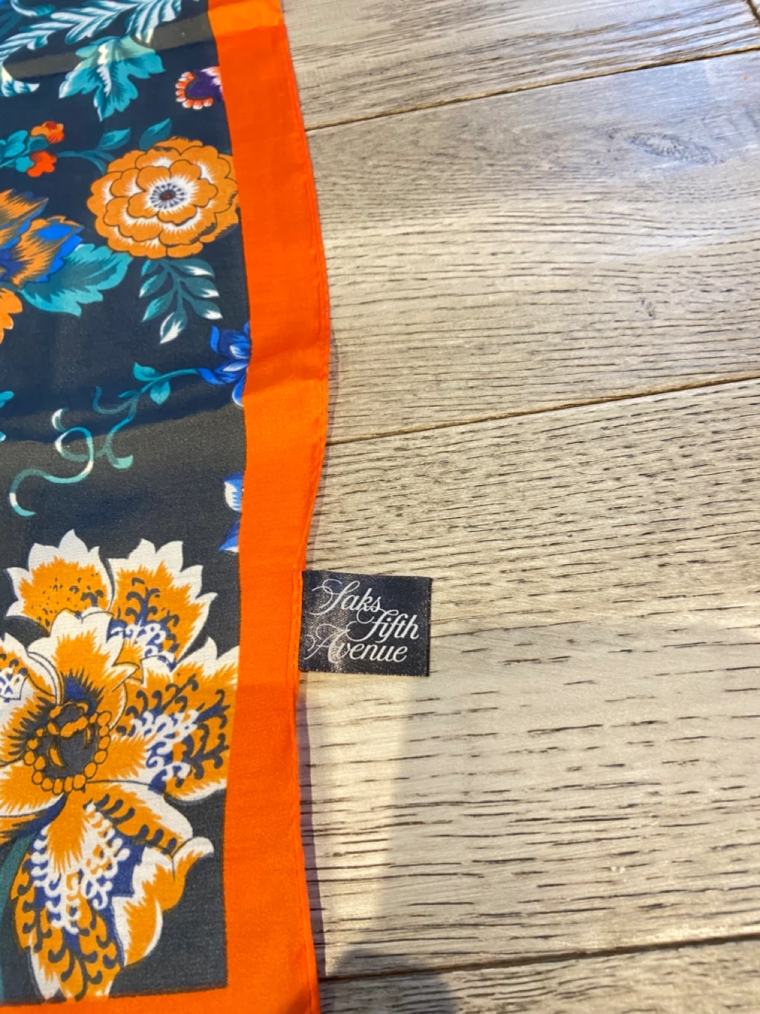 Saks Fifth Avenue Floral Silk Scarf - photo 2