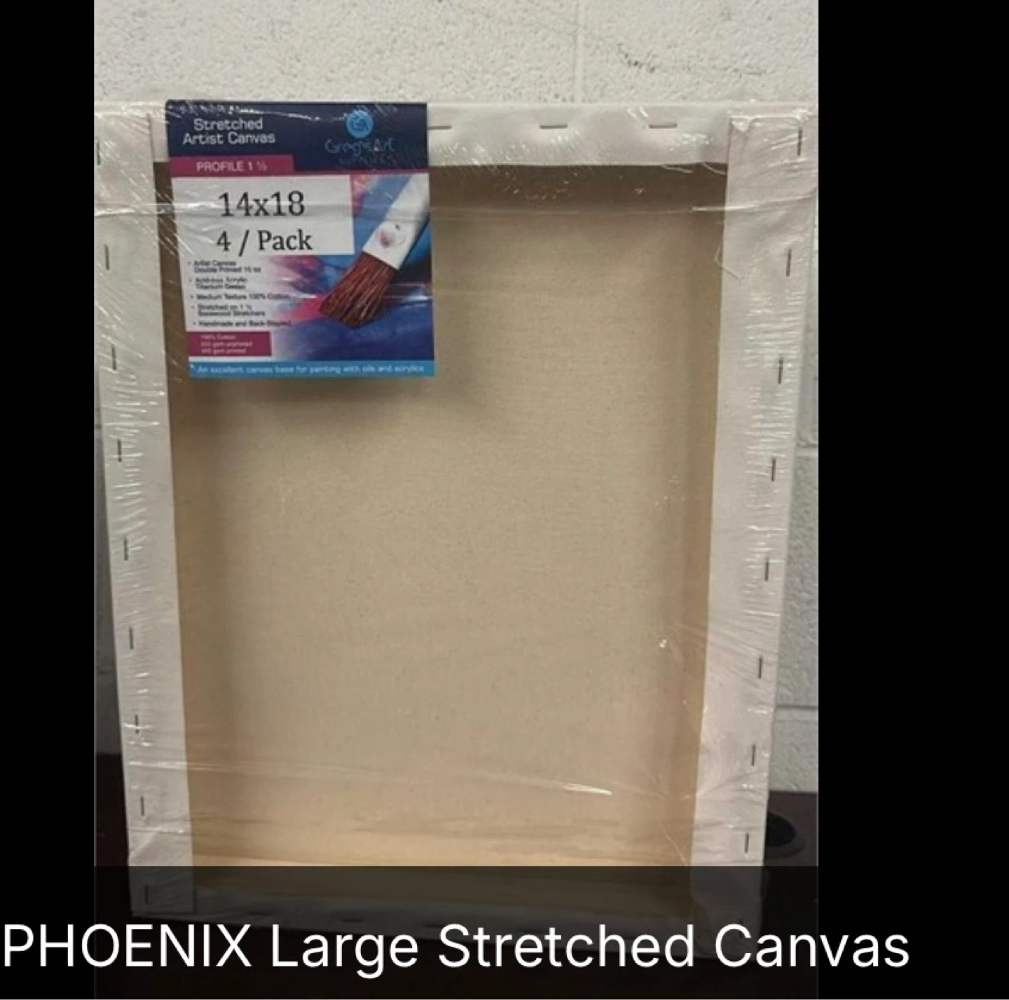 Phoenix Stretched Artist Canvas 14x18 (4 Pack)