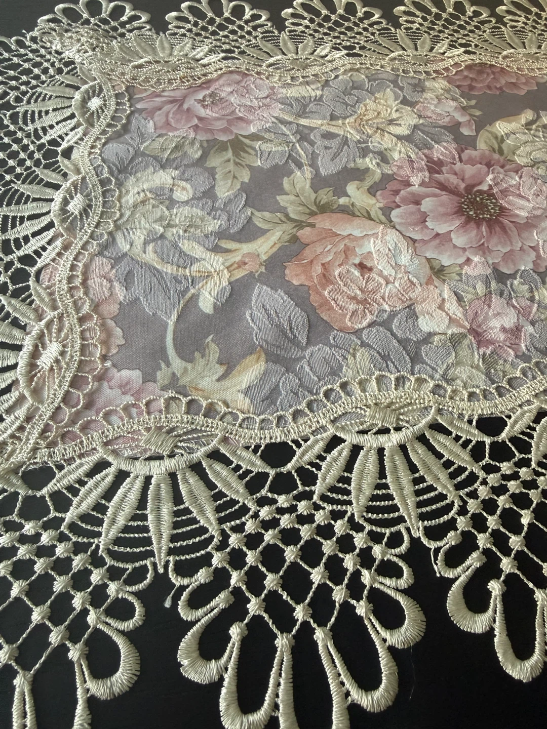 Floral Lace Table Runner - Set of 2 - photo 3
