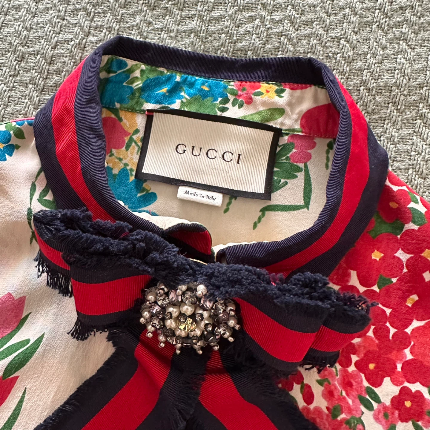 Women’s Gucci floral summer blouse (medium) - photo 4