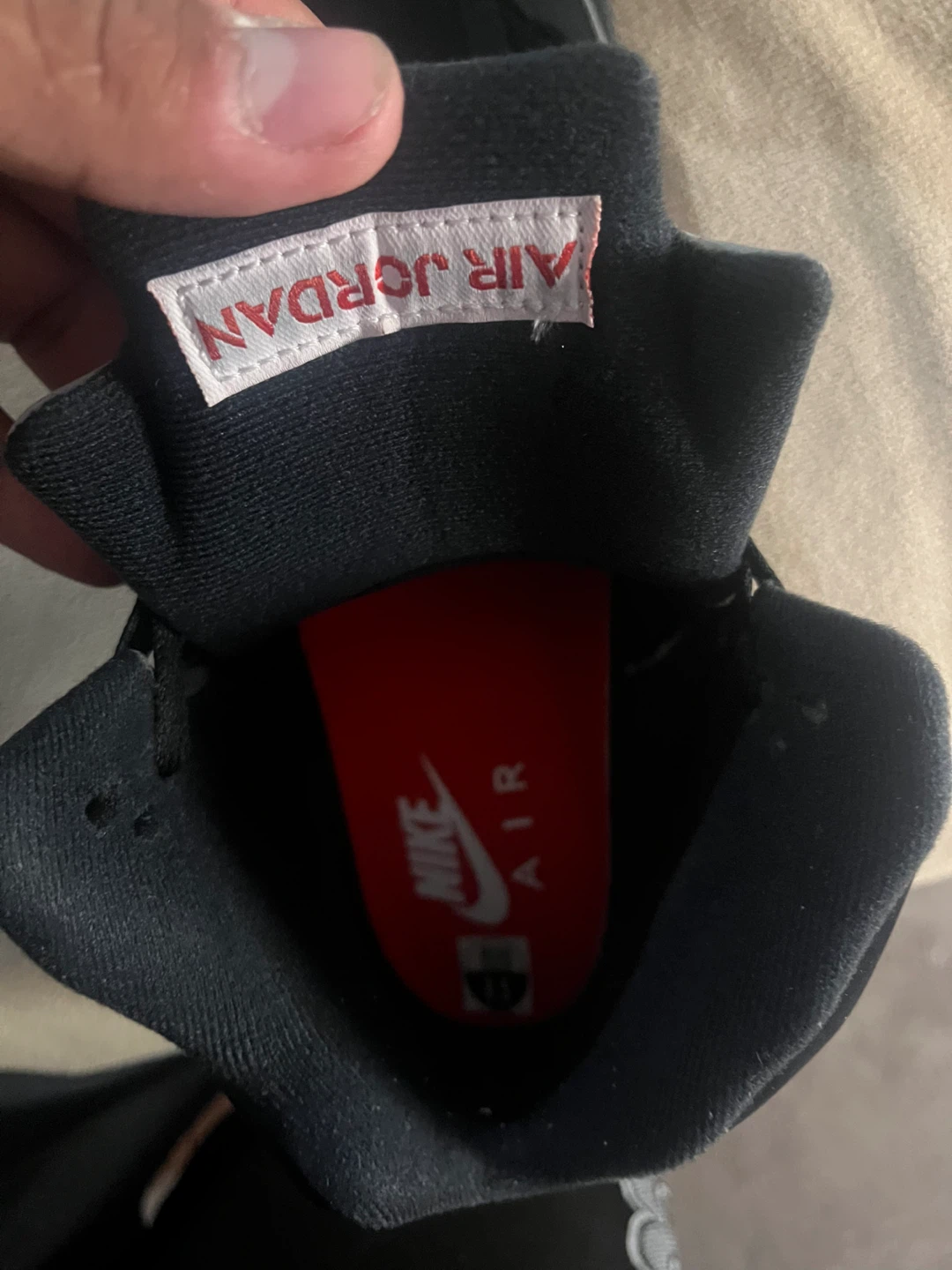 Air Jordan 5 Retro Black/Red Men's Sneakers - photo 3