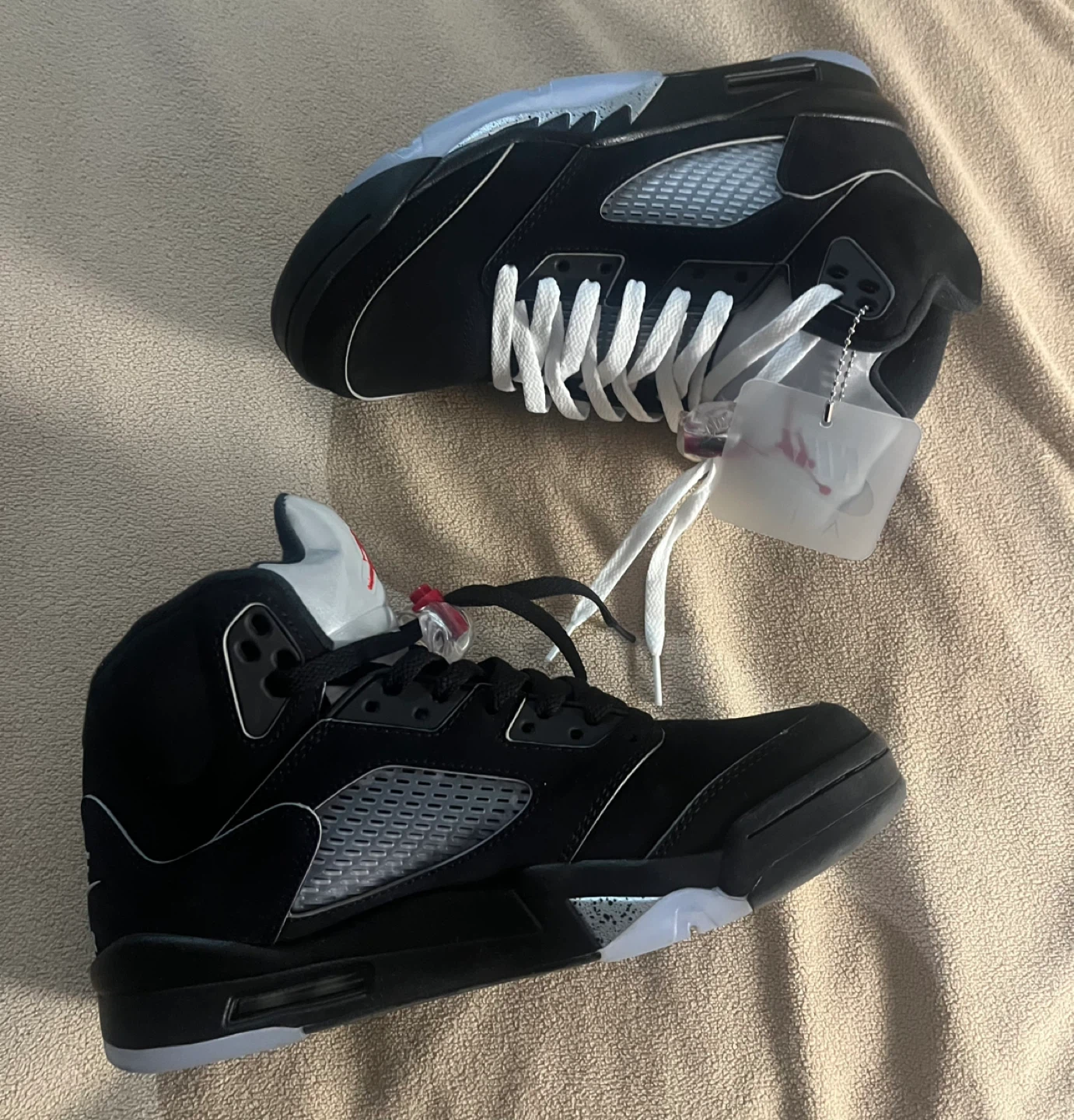 Air Jordan 5 Retro Black/Red Men's Sneakers