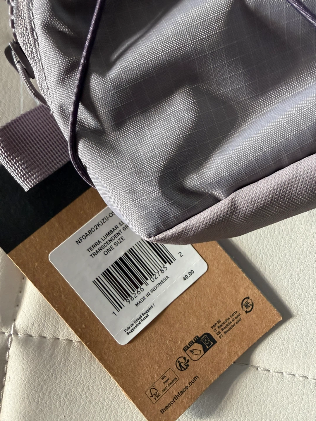 The North Face Terra Lumbar 1L - Unisex - Transcendent Grey - photo 2