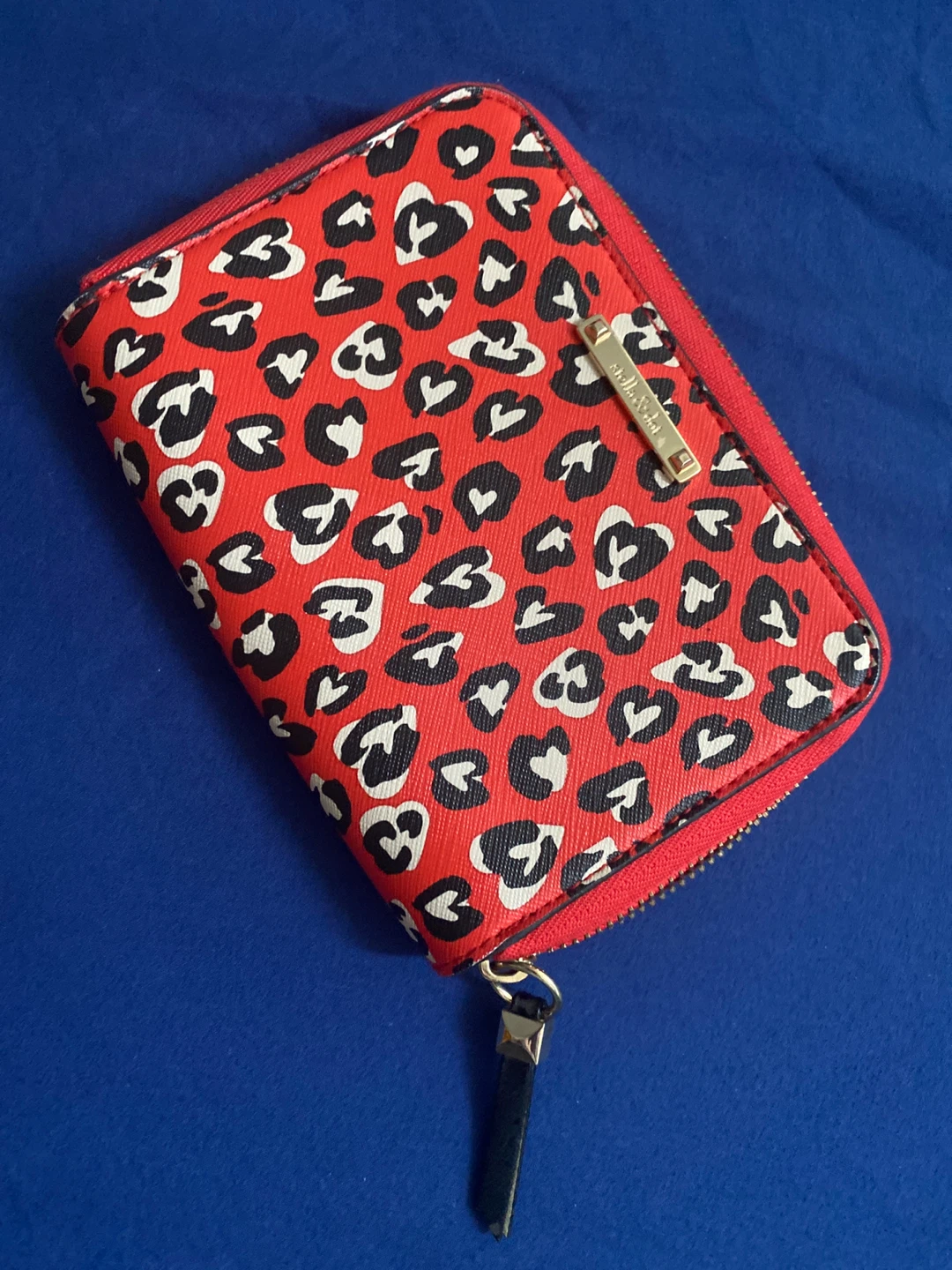 Call Me Red Leopard Print Zip Around Wallet - photo 3