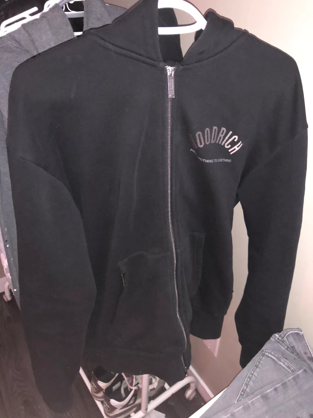 Black Hoodrich Zip-Up Hoodie
