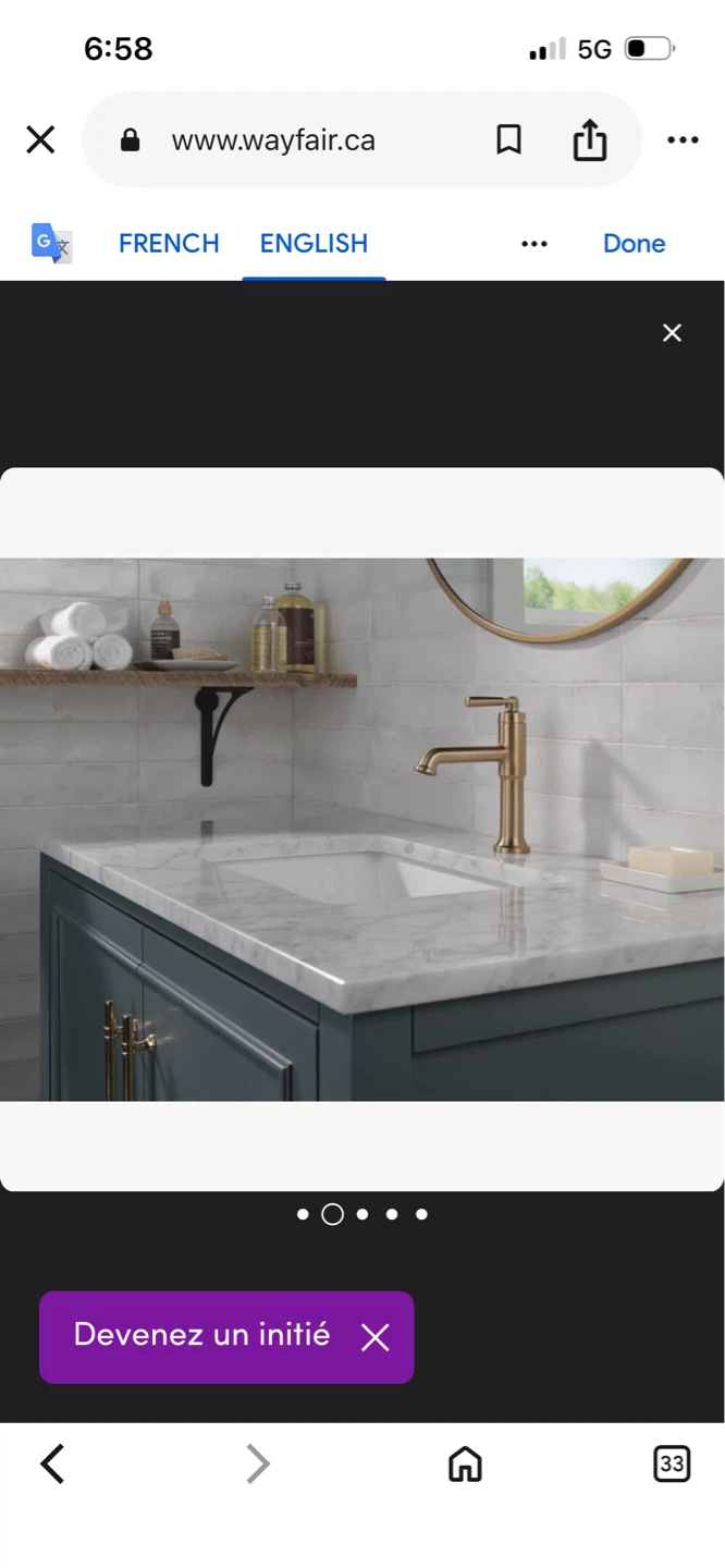 New Delta Faucet Bronze Bathroom Sink Faucet - photo 2