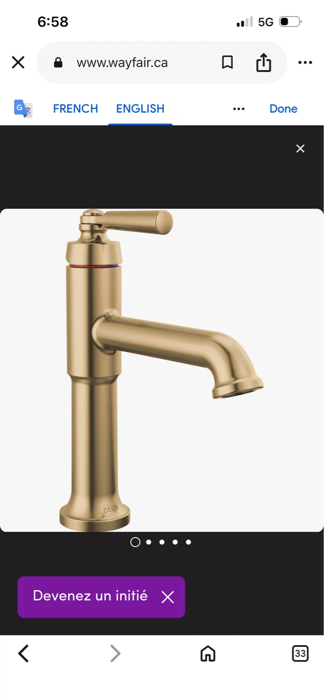 New Delta Faucet Bronze Bathroom Sink Faucet