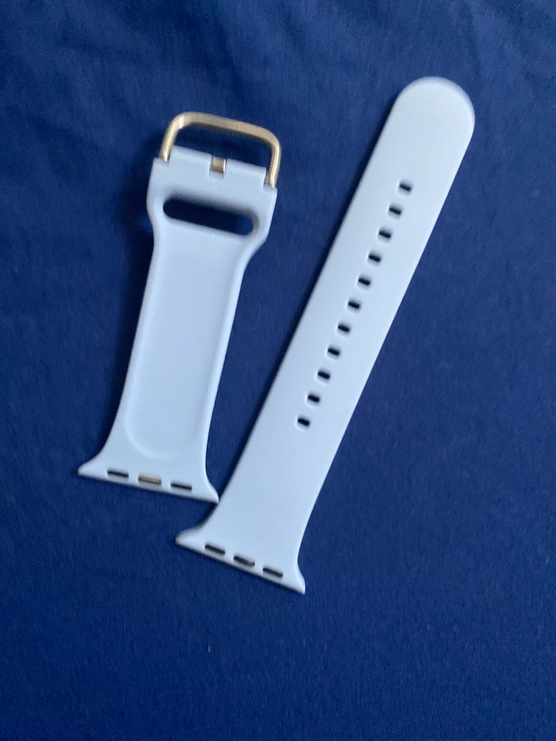 Light Blue Silicone Watch Band 38/40/41mm - photo 2