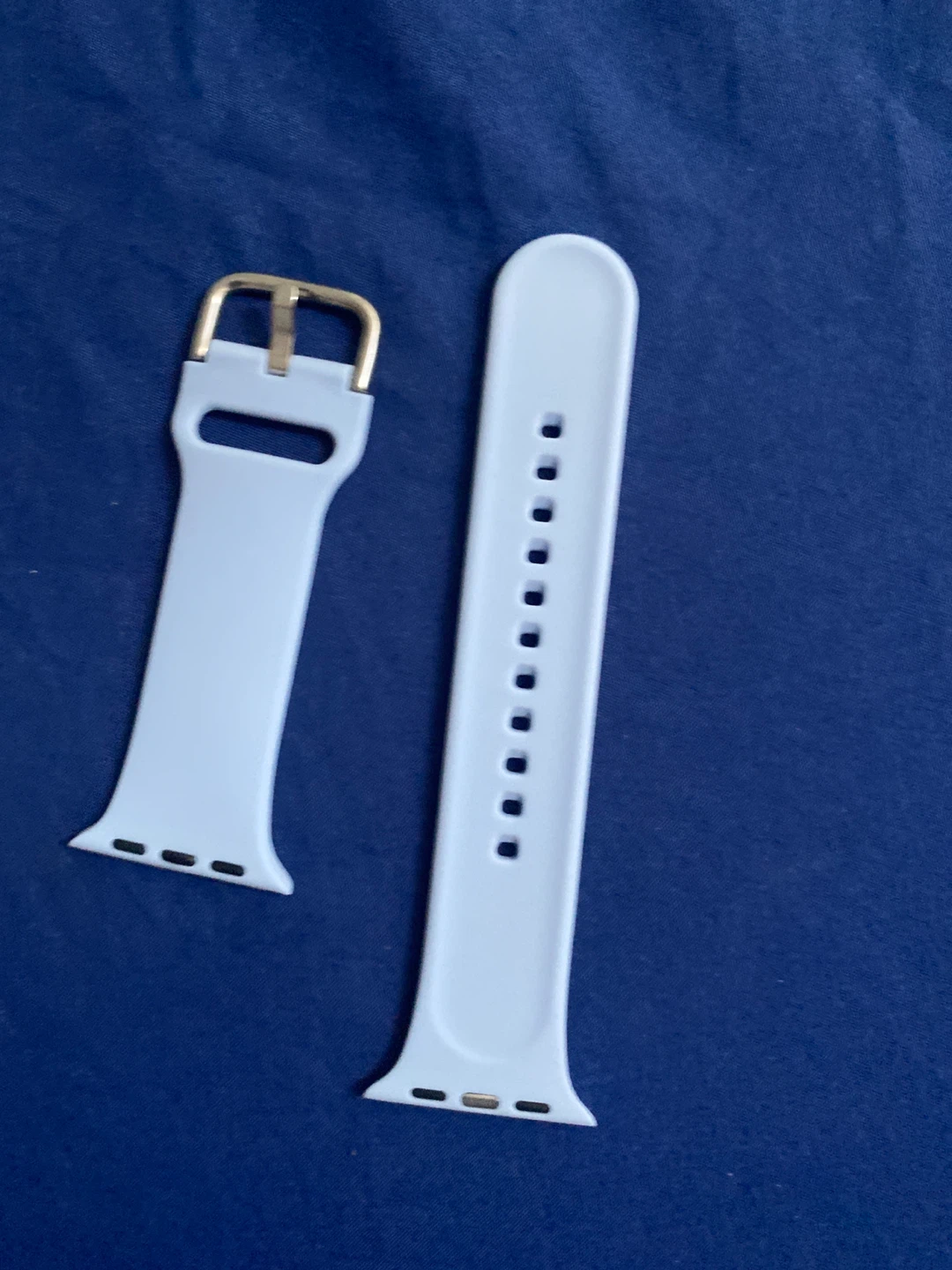 Light Blue Silicone Watch Band 38/40/41mm - photo 3