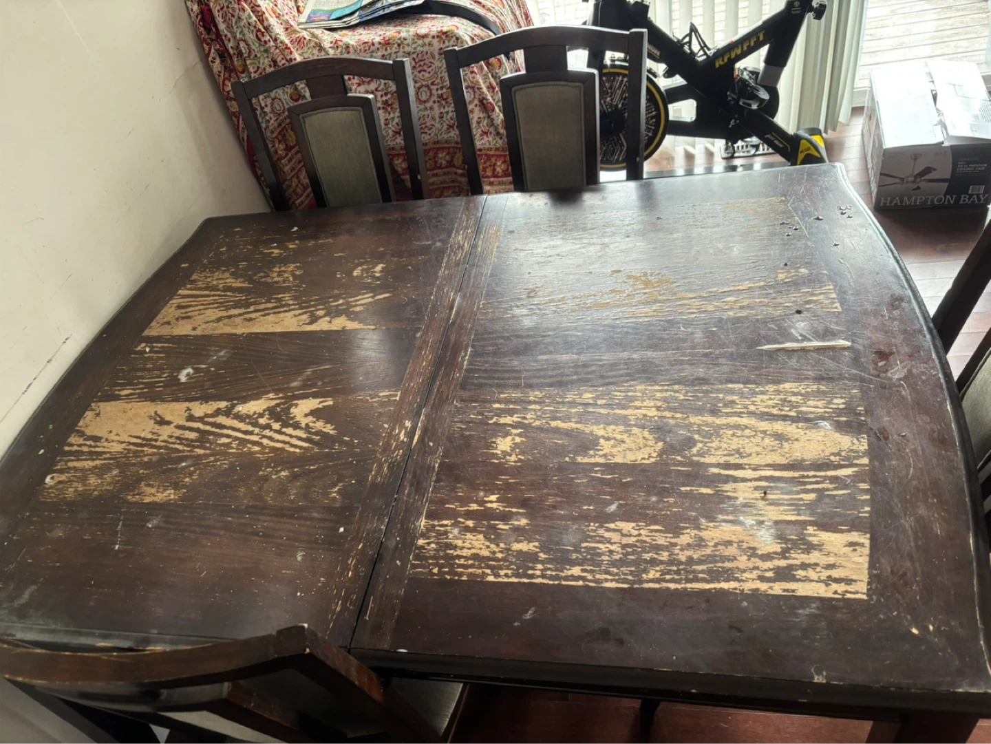 Wooden Dining Table with Chairs - photo 2