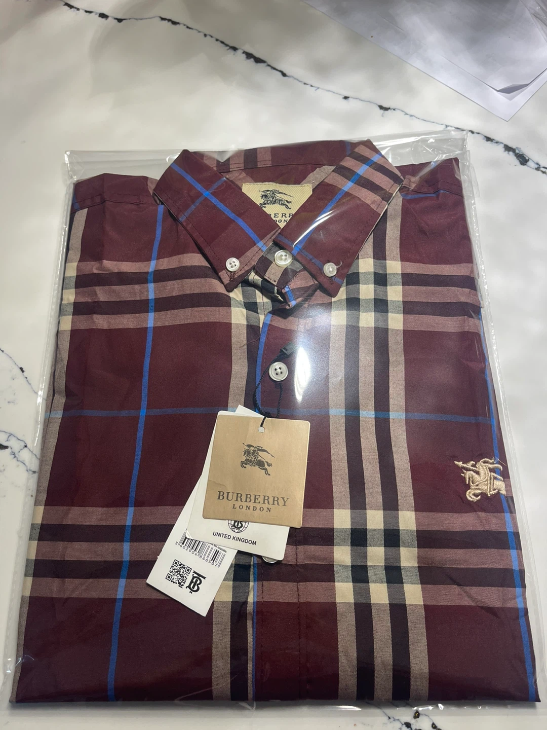 Burberry Checkered Long Sleeve Shirt - photo 3
