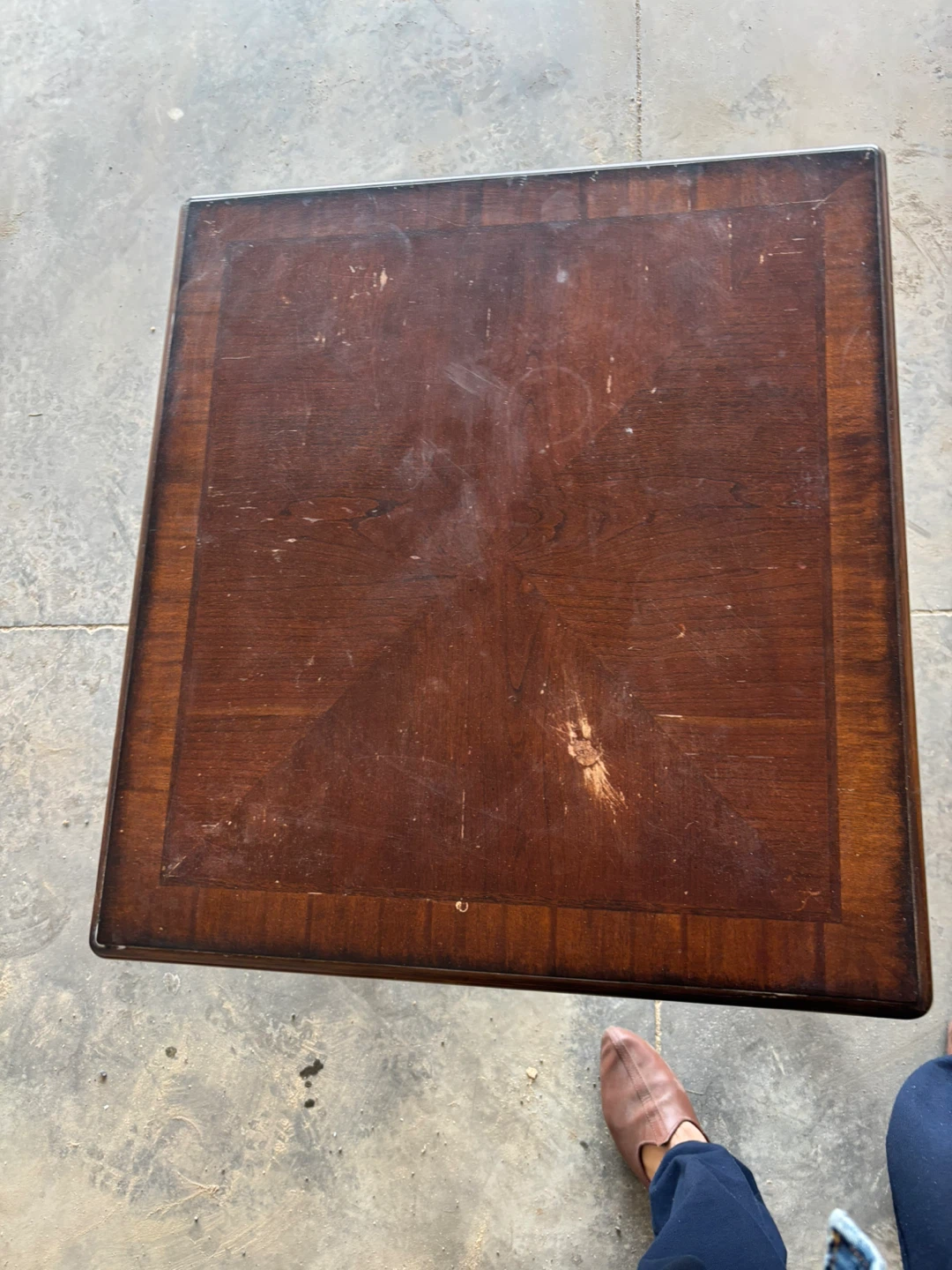 Wooden End Table - photo 2