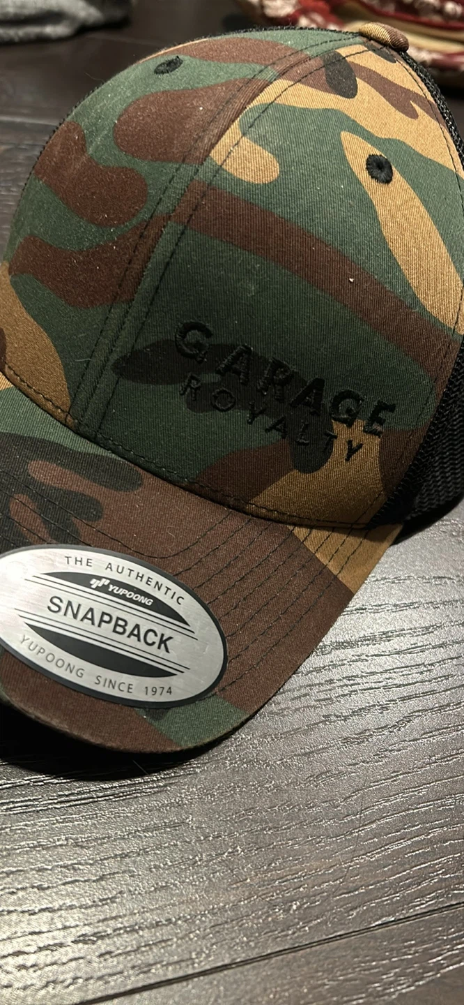 Garage Royalty Camo Trucker Hat