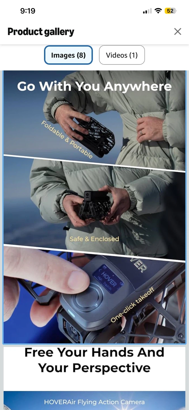 HOVERAir X1 Pro Max Flying Action Camera Drone Combo - photo 4