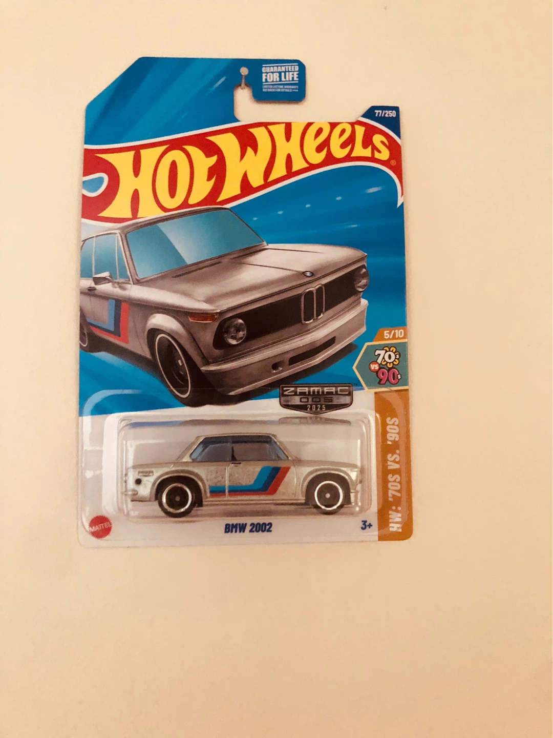 Hot Wheels BMW 2002 Zamac Diecast Car