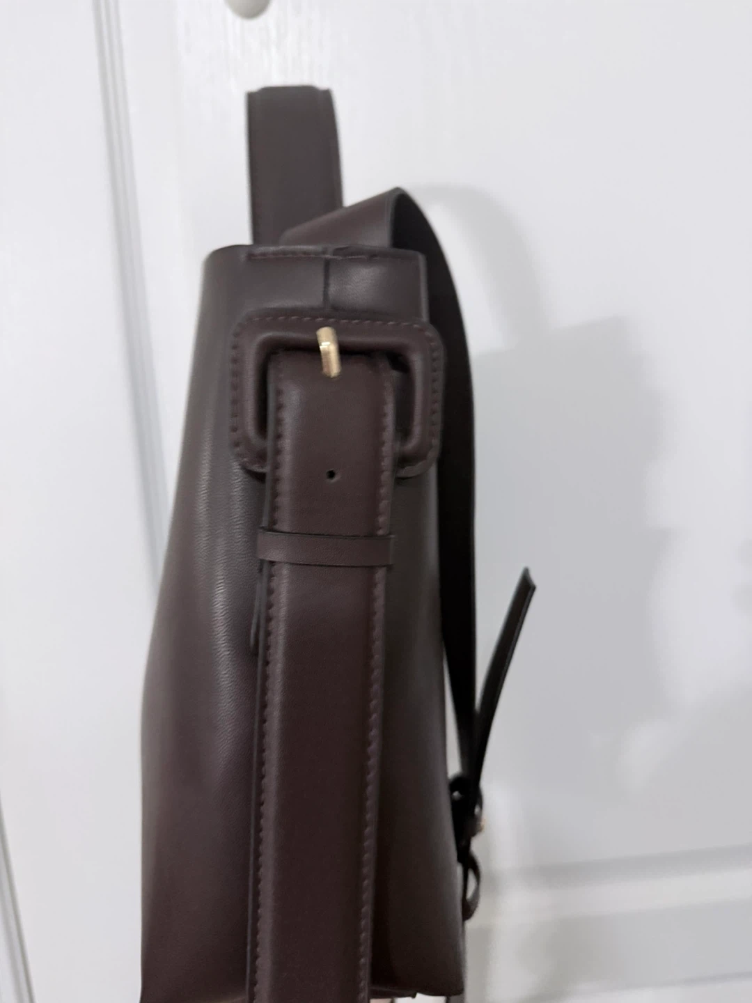 Brown Leather Bucket Bag - photo 2