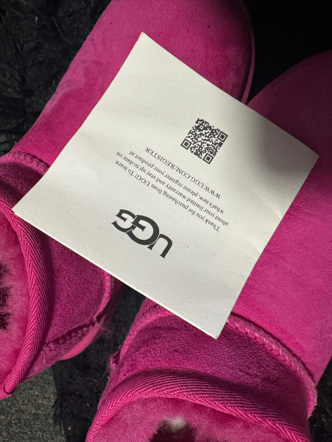 UGG Australia Pink Suede Sheepskin Boots - photo 2