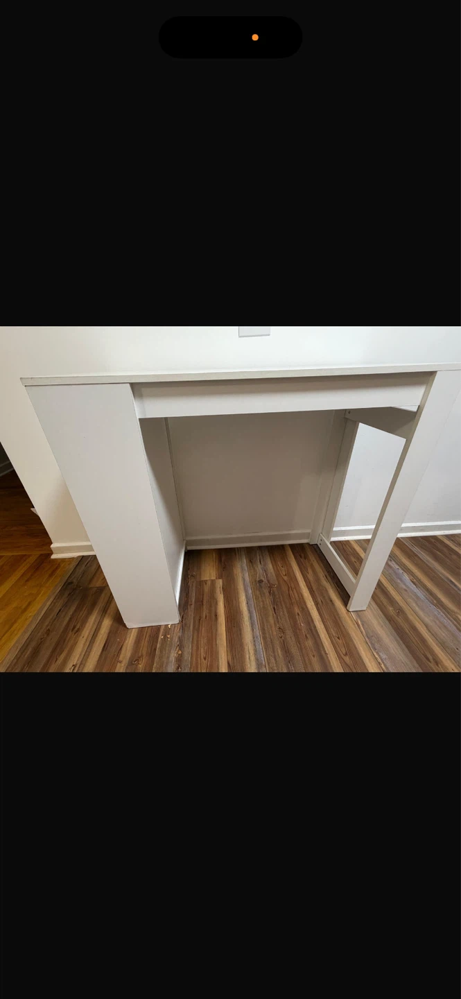 White 5-Shelf Bookcase with Drawer