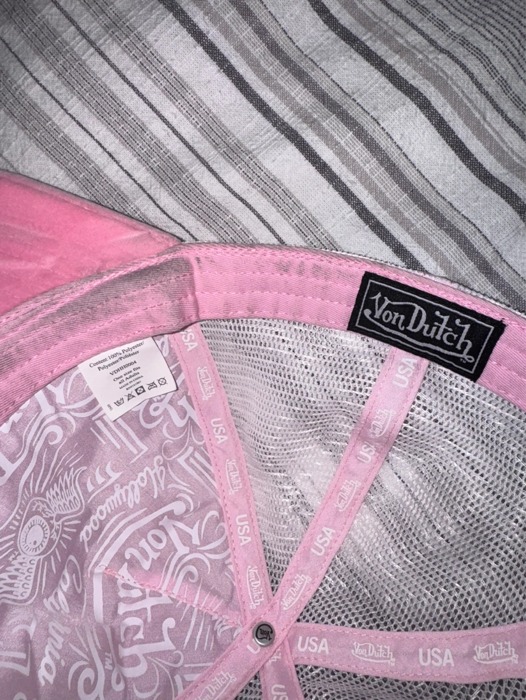 Von Dutch Pink Trucker Hat - photo 4