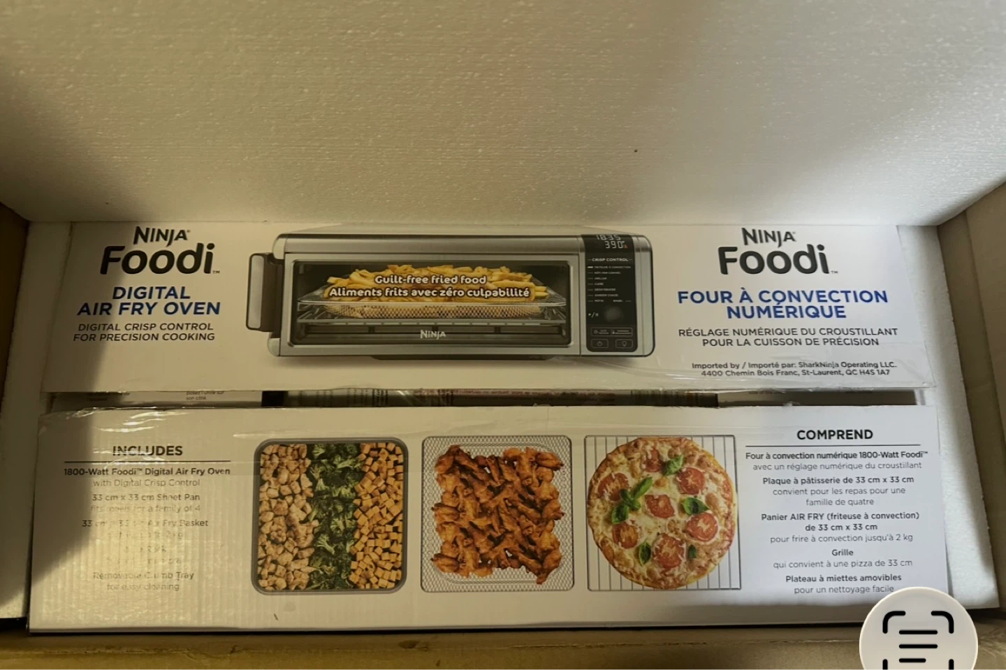 Ninja Foodi Digital Air Fry Oven