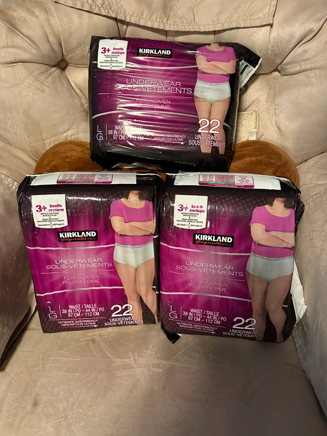 Kirkland Women's disposable briefs - photo 2