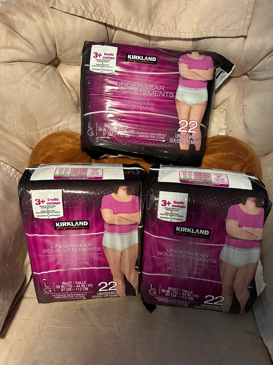 Kirkland Women's disposable briefs