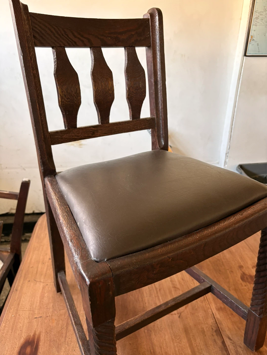 Antique / Vintage Wooden  Table and Chairs - photo 2