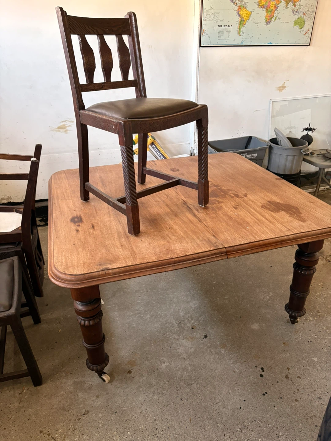 Antique / Vintage Wooden  Table and Chairs