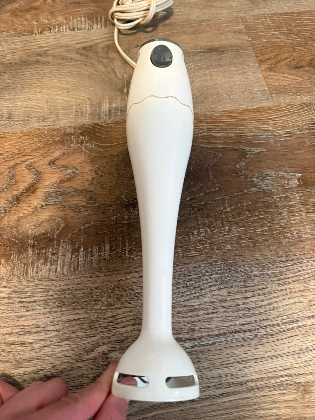 White Immersion Blender