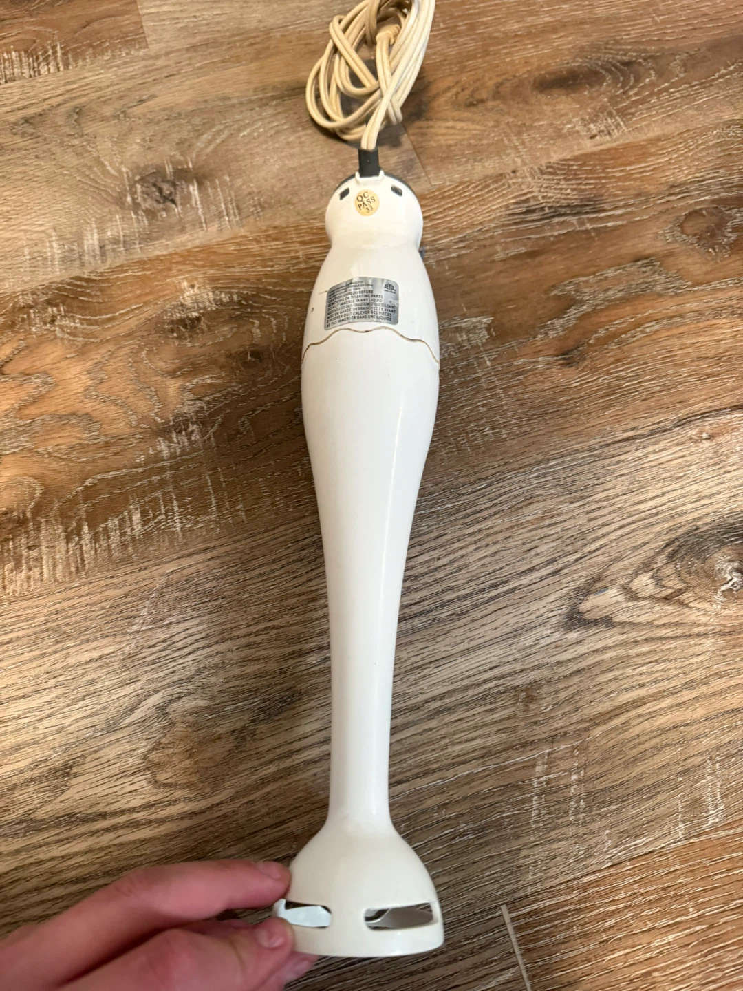White Immersion Blender - photo 2