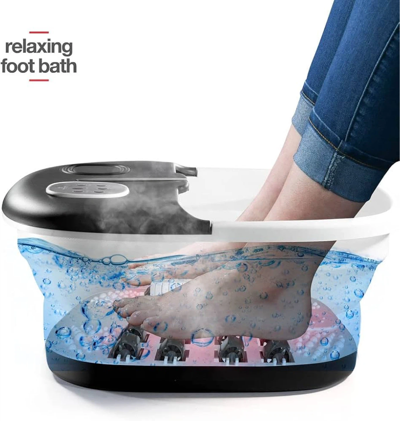 Medical King Collapsible Foot Spa Massager with Remote Control - photo 4