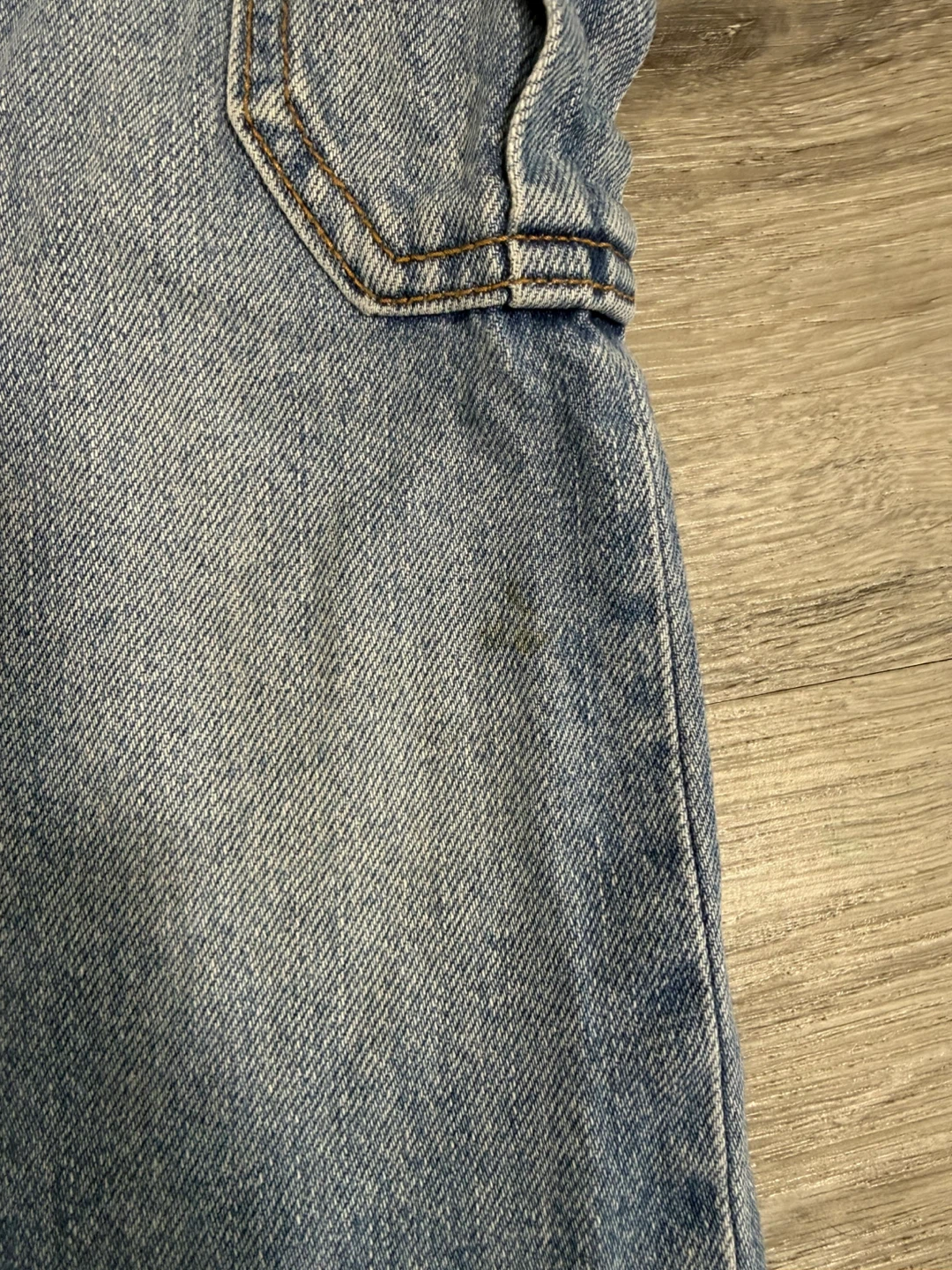Old Navy Kids Light Wash Denim Cargo Jeans Size 5 - photo 3