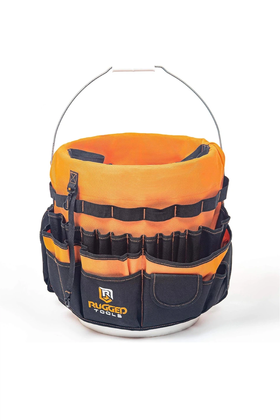 Rugged Tools Bucket Organizer with Multiple Pockets - photo 3