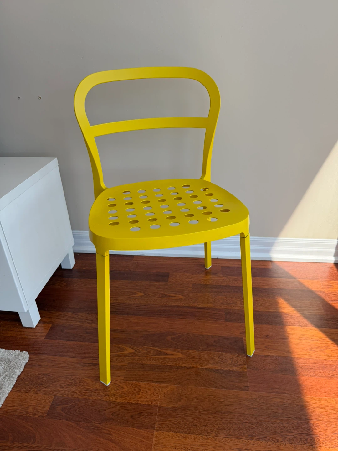 Yellow Metal Chair