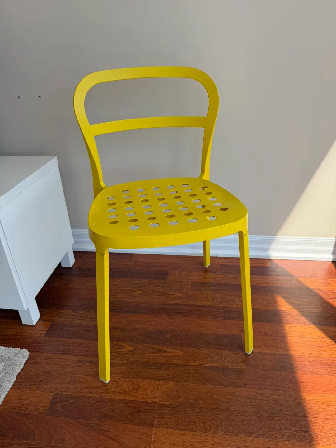 Yellow Metal Chair