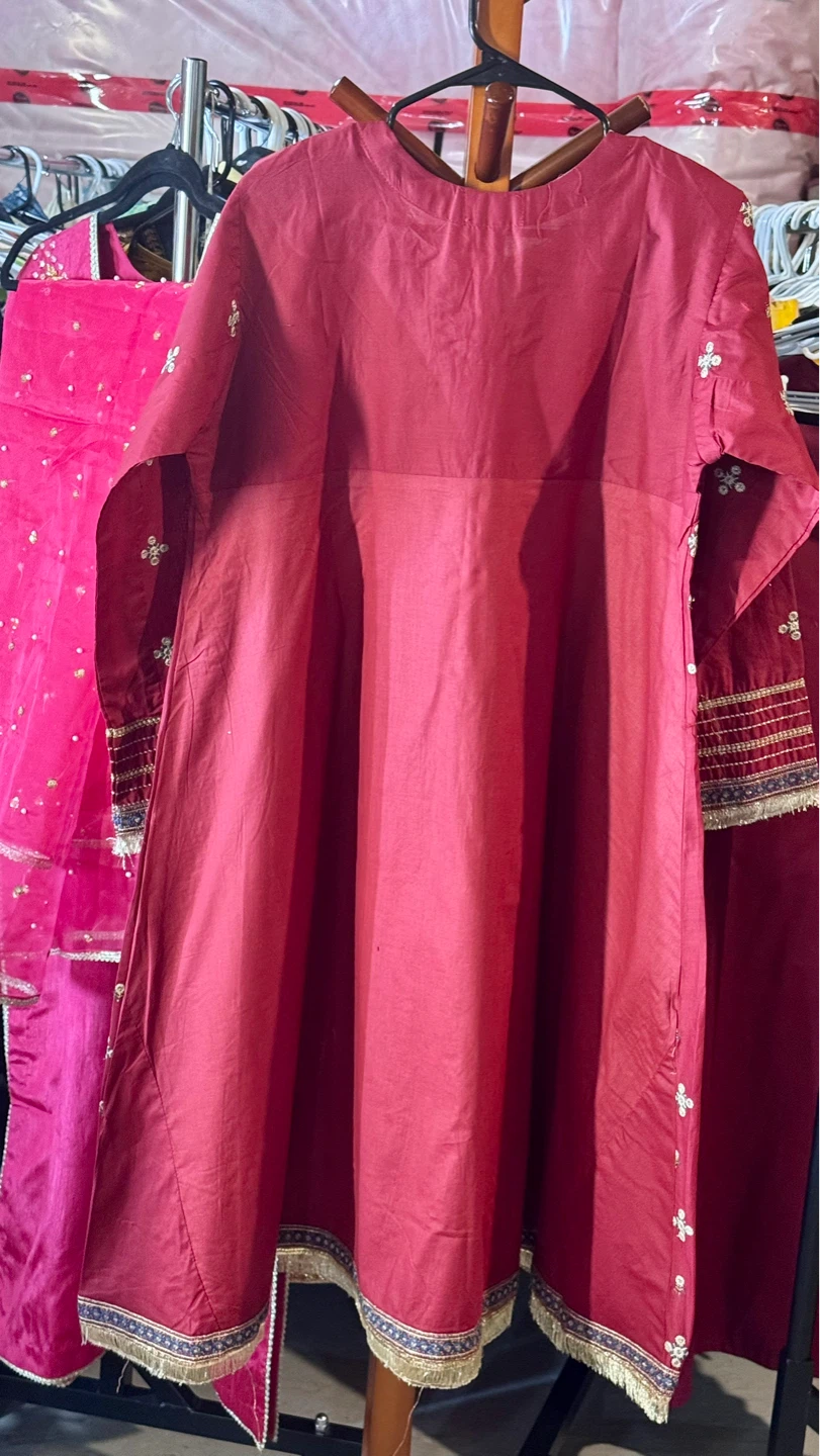 Embroidered Kurti with Pant - photo 3