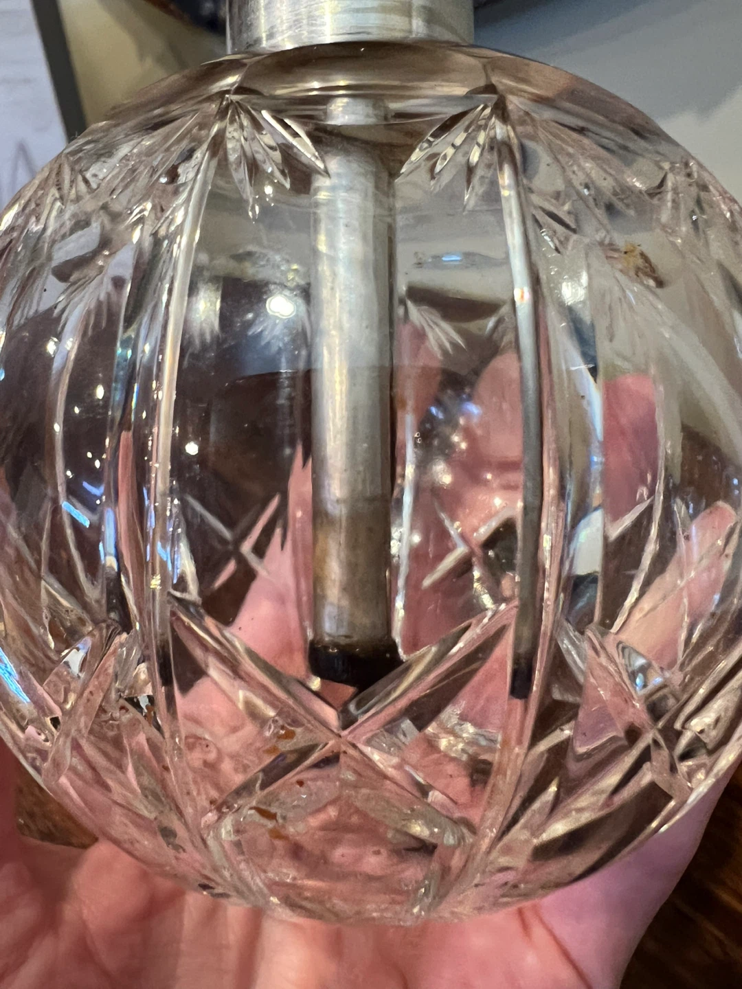 Vintage Crystal Perfume Atomizer - photo 4