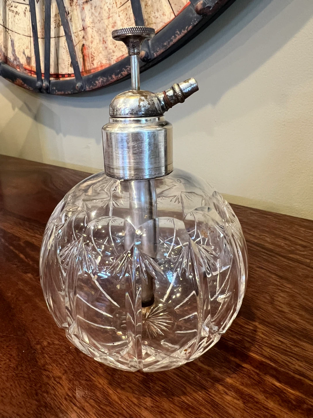 Vintage Crystal Perfume Atomizer