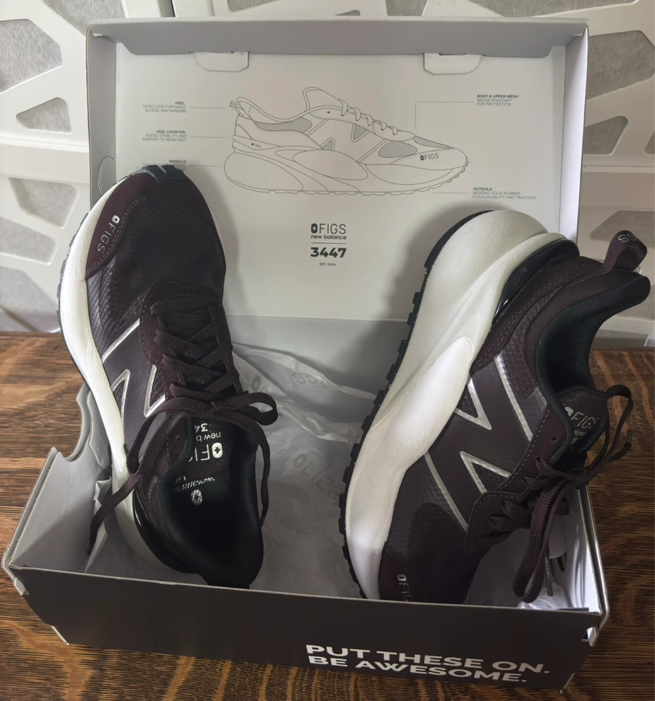 FIGS x New Balance 3447 Lifestyle Sneakers - photo 2