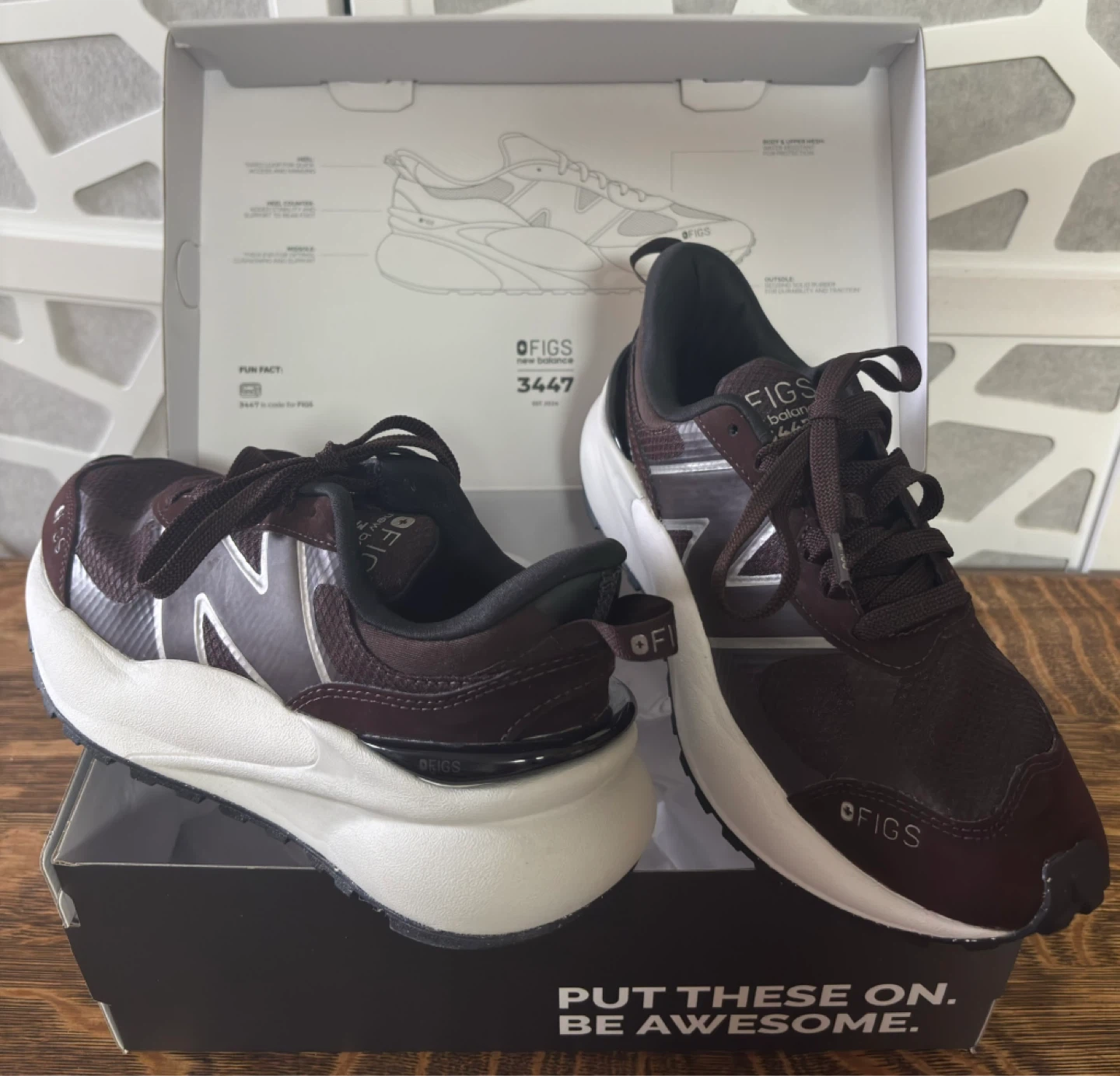 FIGS x New Balance 3447 Lifestyle Sneakers - photo 3