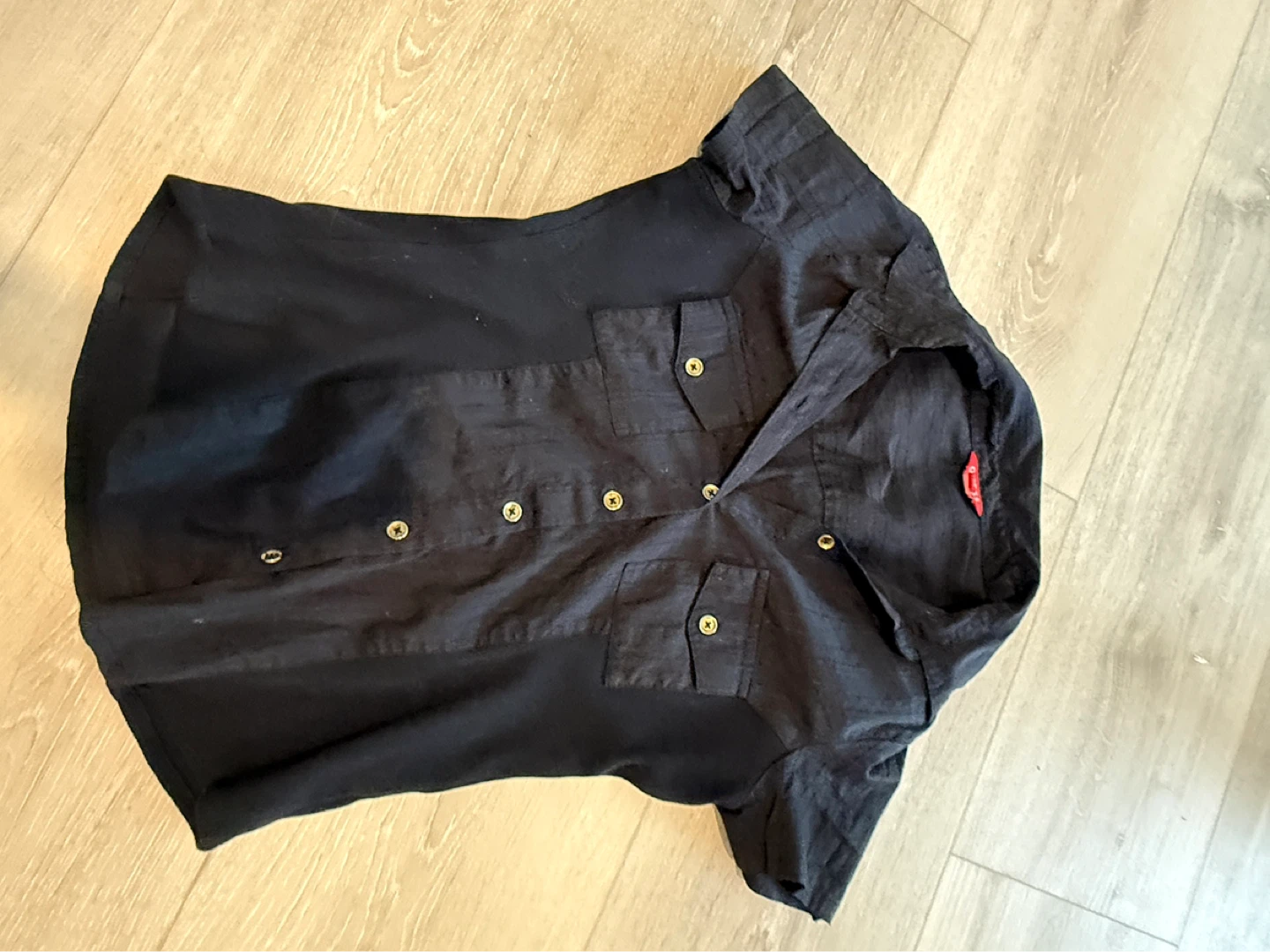 Guess Black & White Button-Up Shirts - Size XS - photo 4