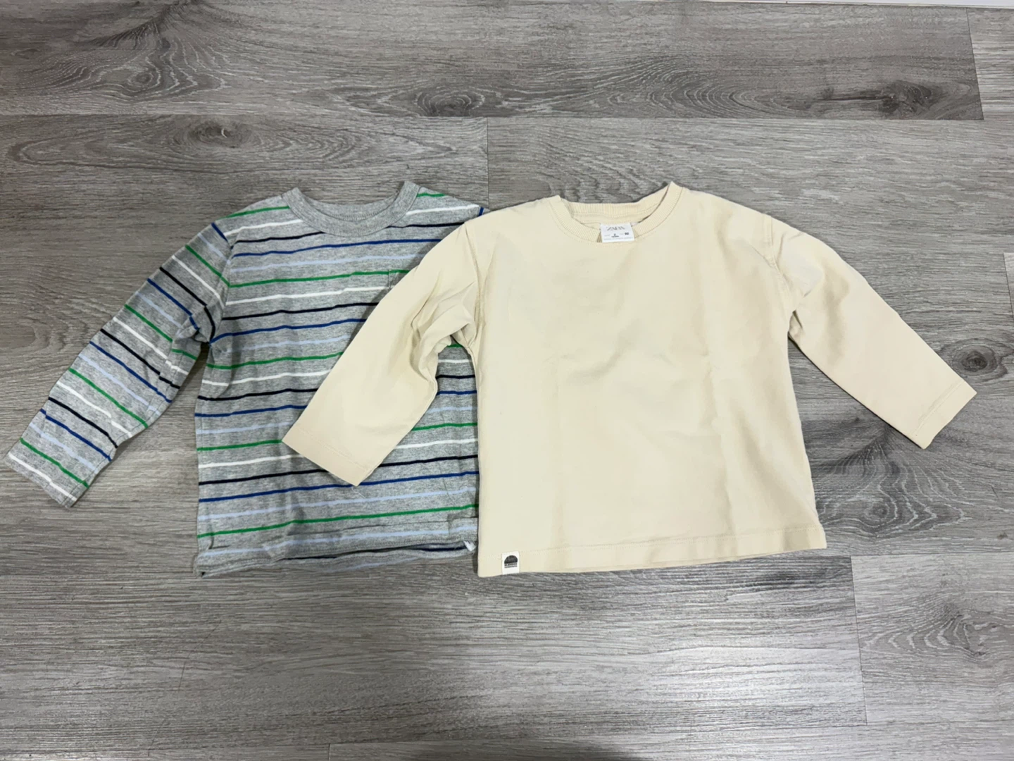 2-Pack Toddler Long Sleeve Shirts - Zara & Gap