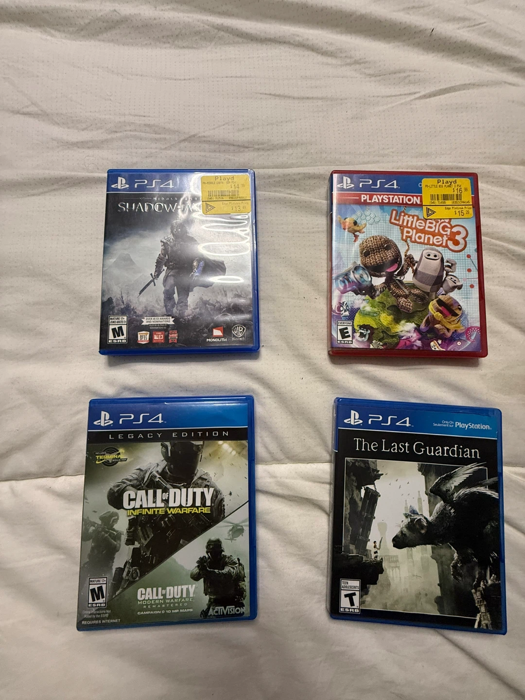 PS4 Video Games Bundle Available