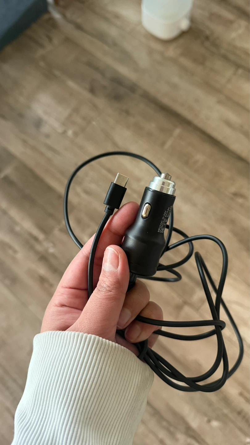 Black USB-C Car Charger