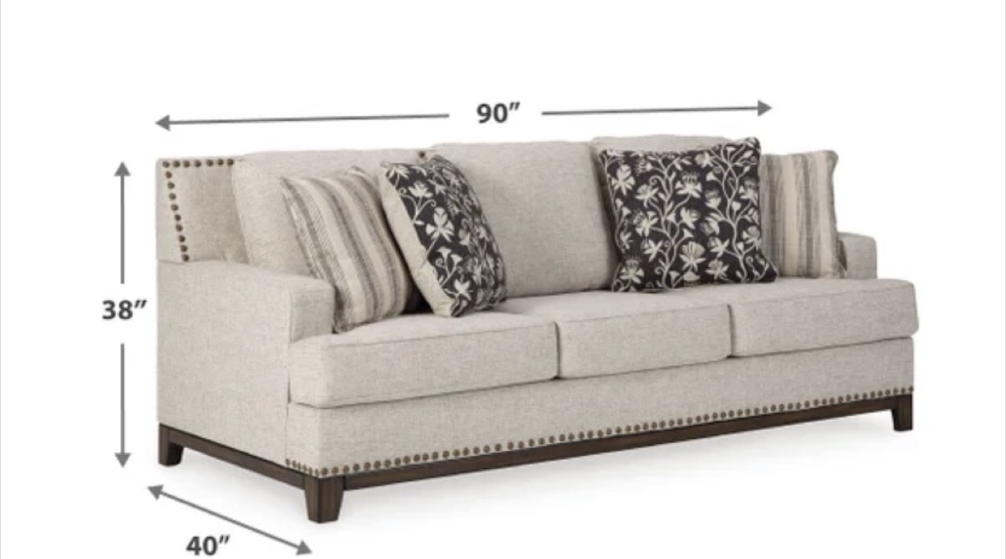 Light Beige Sofa - 3 seater - photo 2