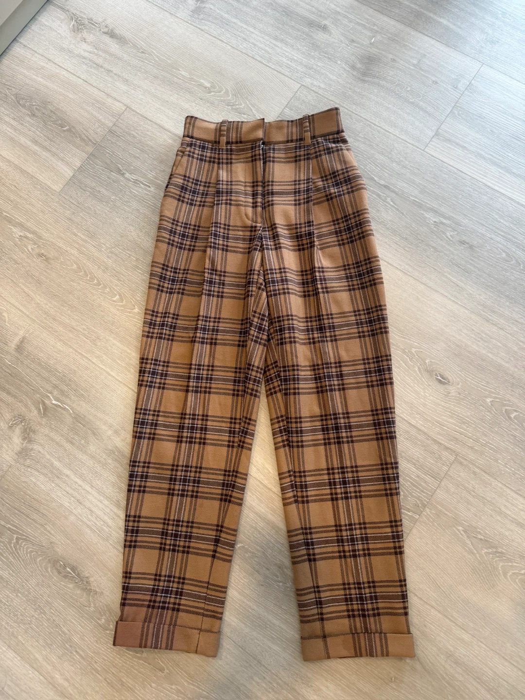 Wilfred Plaid Trousers Size 0